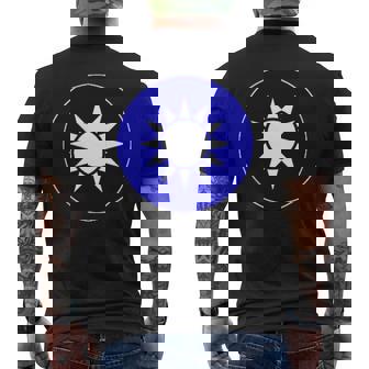 台湾空軍 ラウンドデル 旗 台湾武装部隊 メンズTシャツ バックプリント - Kawaiitshirt