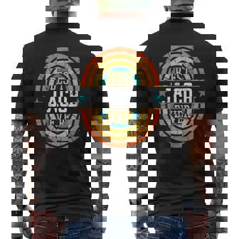 史上最高のジェイコブ 面白いジェイコブの名前 メンズTシャツ バックプリント - Kawaiitshirt