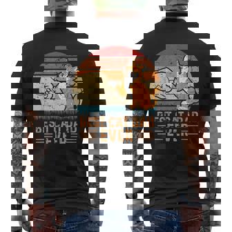 史上最高の猫のお父さん メンズTシャツ バックプリント - Kawaiitshirt