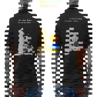 同じ空の下白文字 ウクライナ 反戦 平和 希望 仲間 家族 犬 猫 メンズ レディース キッズ メンズTシャツ バックプリント - Kawaiitshirt