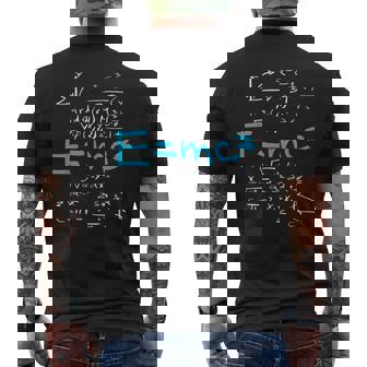 同等フォーミュラ EMc2 質量エネルギー メンズTシャツ バックプリント - Kawaiitshirt
