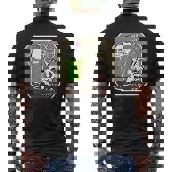 喫茶チビトラ Cafe Chibitora メンズTシャツ バックプリント - Kawaiitshirt