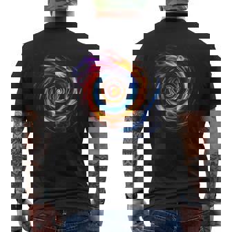 回転するレインボーフレームワールプール。 メンズTシャツ バックプリント - Kawaiitshirt