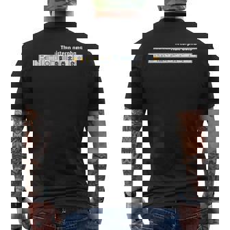 国士無双 コクシムソウ Thirn Orphans 英語 麻雀 牌 おもしろ かわいい 麻雀好き メンズTシャツ バックプリント - Kawaiitshirt