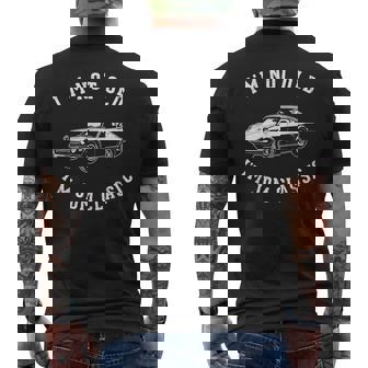 国産 Z 旧車 ヴィンテージカー クラシックカー スポーツカー レトロ ファン 車好き チーム クルー レース Jdm メンズTシャツ バックプリント - Kawaiitshirt