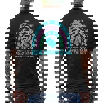 地球温暖化は本当の木の生態系と森の生態系 メンズTシャツ バックプリント - Kawaiitshirt