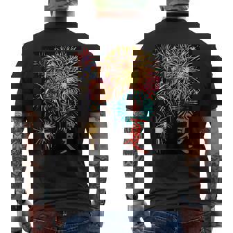 夏だね！花火だ！ メンズTシャツ バックプリント - Kawaiitshirt