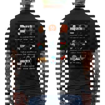 夏祭り ひょっとこ うちわ 太鼓 水風船 花火 金魚すくい たこ焼き かき氷 りんご飴 メンズTシャツ バックプリント - Kawaiitshirt