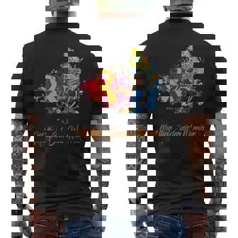 多発性硬化症の認識 メンズTシャツ バックプリント - Kawaiitshirt