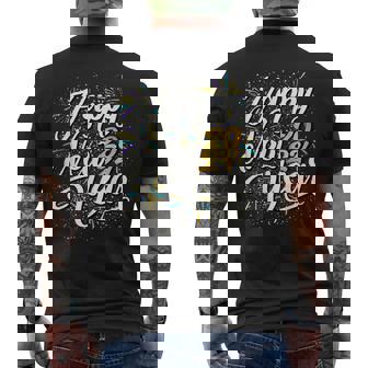 大晦日パーティー用品 2024 ハッピーニューイヤー花火 メンズTシャツ バックプリント - Kawaiitshirt