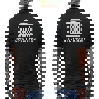 大英博物館 英国 お土産ギフト メンズTシャツ バックプリント - Kawaiitshirt