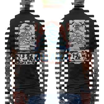 大阪市城 日本土産 メンズTシャツ バックプリント - Kawaiitshirt