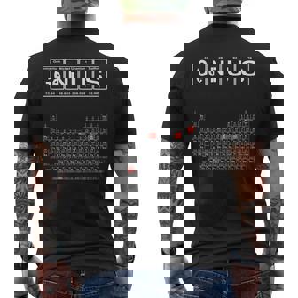 天才周期表tシャツ 天才tシャツ メンズTシャツ バックプリント - Kawaiitshirt