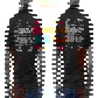 娘に似て最高！おもしろ父の日（メンズ） メンズTシャツ バックプリント - Kawaiitshirt