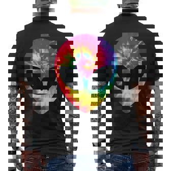 宇宙人 エイリアン Ufo ヒッピー タイダイ メンズTシャツ バックプリント - Kawaiitshirt