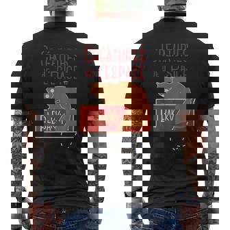 宇宙動物エルバッキー メンズTシャツ バックプリント - Kawaiitshirt