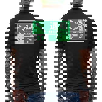 定年 退職 面白いtシャツ 車 自動車 文字入り 定年 父 おもしろ 面白い 服 おもしろグッズ 文字tシャツ ネタ メンズTシャツ バックプリント - Kawaiitshirt