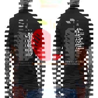 定年退職 教師人生 私は来た 教えられた 愛された 可笑しな定年退職 メンズTシャツ バックプリント - Kawaiitshirt