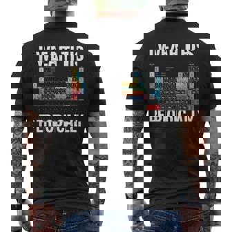 定期的におもしろい 化学 理科 先生 ギフト メンズTシャツ バックプリント - Kawaiitshirt