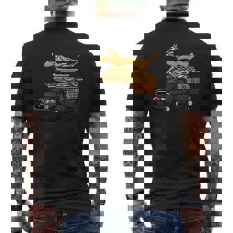 宮型霊柩車 メンズTシャツ バックプリント - Kawaiitshirt