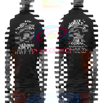 富士ロック 2025 マウンテンステージ マキシマムバイブスフェスティバルデザイン メンズTシャツ バックプリント - Kawaiitshirt