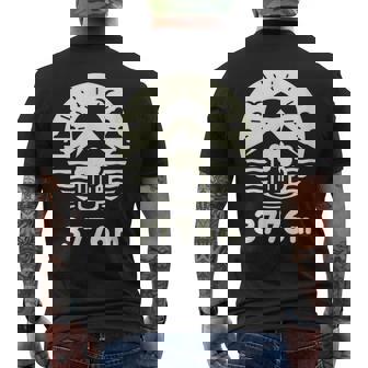 富士山3776ｍ メンズTシャツ バックプリント - Kawaiitshirt