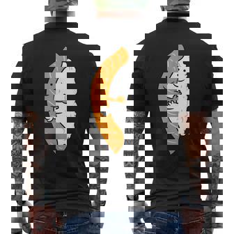 寿司ハギング サーモン キュート 和寿司 メンズTシャツ バックプリント - Kawaiitshirt