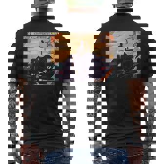 将軍 徳川家康 メンズTシャツ バックプリント - Kawaiitshirt