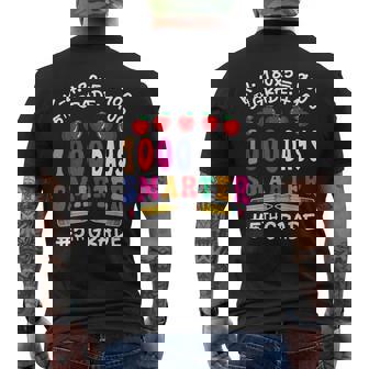 小学5年生 ハッピー1000デイズ スマーター・スクール 教師 生徒 メンズTシャツ バックプリント - Kawaiitshirt