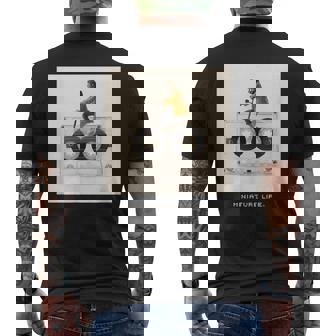 巻き戻しはできません メンズTシャツ バックプリント - Kawaiitshirt