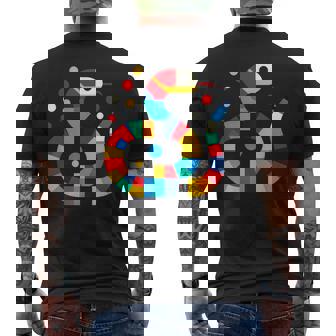 幾何学的 ミニマリズム イラスト ガーター 蛇 爬虫類 メンズTシャツ バックプリント - Kawaiitshirt