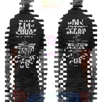 強さは永遠です 線維筋痛症 メンズTシャツ バックプリント - Kawaiitshirt