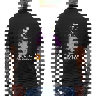 当社が信頼するビットコイン メンズTシャツ バックプリント - Kawaiitshirt