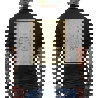 徳利転がし【日本の妖怪シリーズ】 メンズTシャツ バックプリント - Kawaiitshirt