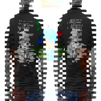 応援 復興 支援 がんばろう Ganbarou 能登 石川 地元愛 Noto Ishikawa メンズTシャツ バックプリント - Kawaiitshirt