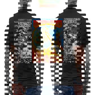 怪獣全惑星怪獣を破壊 メンズTシャツ バックプリント - Kawaiitshirt