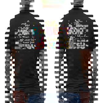 愚かなウサギ イースターはイエスのためです イースターバニー かわいいクリスチャン メンズTシャツ バックプリント - Kawaiitshirt