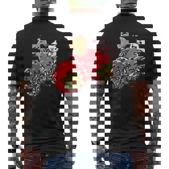 愛しすぎて大好きすぎる。いちご メンズTシャツ バックプリント - Kawaiitshirt