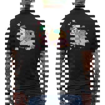 愛しすぎて大好きすぎる。桜 メンズTシャツ バックプリント - Kawaiitshirt