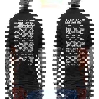 戦国武将の家紋 一覧 家紋 織田信長 徳川家康 豊臣秀吉 上杉謙信 真田幸村 歴史オタク 歴史好き 日本史好き メンズTシャツ バックプリント - Kawaiitshirt