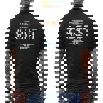 抵抗器 抵抗 物理学 学生 未来物理学 メンズTシャツ バックプリント - Kawaiitshirt