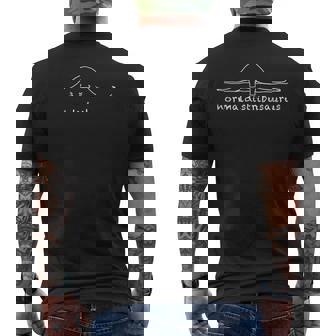 数学 統計 正規分布 恐竜 オタク メンズTシャツ バックプリント - Kawaiitshirt