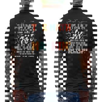 数学は数学じゃない仕事を見せて面白い数学教師 メンズTシャツ バックプリント - Kawaiitshirt