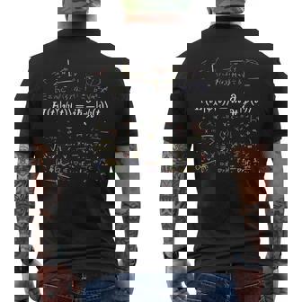 数学シュレディンガー方程式 メンズTシャツ バックプリント - Kawaiitshirt