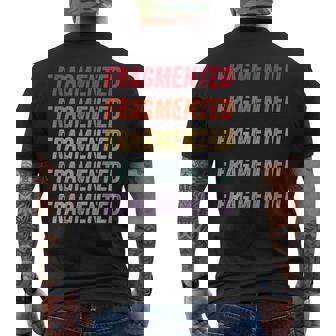 断片化 メンズTシャツ バックプリント - Kawaiitshirt