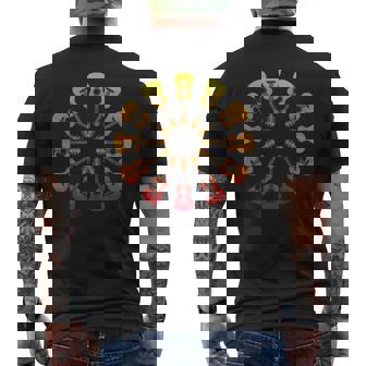 新しいアコースティックギターピックギターギフト愛音楽男性ギター メンズTシャツ バックプリント - Kawaiitshirt