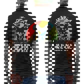 新しい股関節の慣らし 股関節置換手術 メンズTシャツ バックプリント - Kawaiitshirt