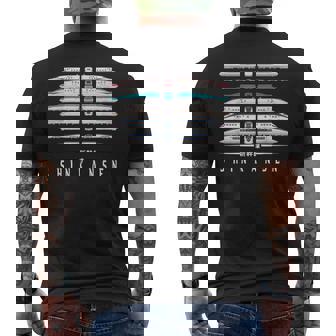 新幹線 新幹線 6パックシリーズ 日本語漢字 日本 メンズTシャツ バックプリント - Kawaiitshirt