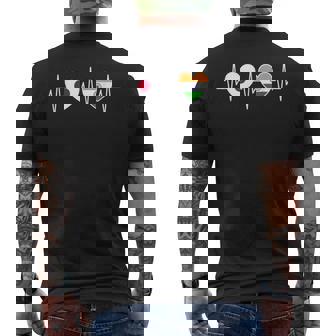 日本とインド インドの国旗 国旗 メンズTシャツ バックプリント - Kawaiitshirt