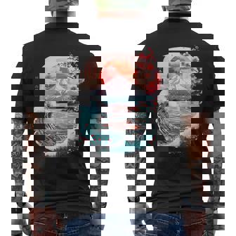 日本の 精神 で 90年代 の レトロ な雰囲気 の ヴェイパーウェイヴ 原宿 の 美学 メンズTシャツ バックプリント - Kawaiitshirt